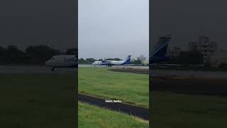 indiGo ATR72600 Departing for Pune City After quick Turnaround At Rajkot Airport shorts [upl. by Dixil]