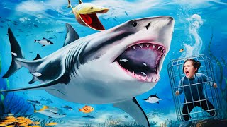 NEW BASKING SHARK UNLOCK GAMEPLAY hungrysharkworld [upl. by Eirelam36]