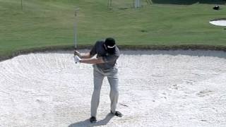 Retief Goosen PGA Tour Greenside Bunker Shot  Rare Footage [upl. by Thanh]