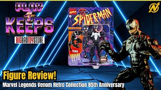 Marvel legends venom 85th anniversary retro card  unboxing Mods [upl. by Amin]