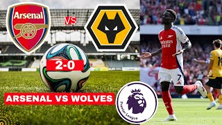 Arsenal vs Wolves 20 Live Premier League Football EPL Match Score Commentary Highlights Gunners [upl. by Reisinger]