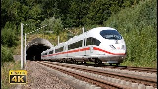 Feel the 300kmh  Germany ICE High speed trains  Frankfurt  Köln 4K [upl. by Mccahill]