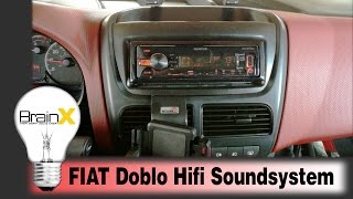 Autoradio Einbauen 1DIN ISO FIAT Doblo Maxi 263 2015 [upl. by Enier]