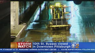 10th Street Bypass Remains Closed After Flooding [upl. by Gan423]