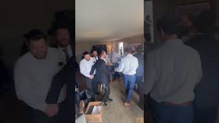 Rabbi Eisemann dancing after case is dismissed [upl. by Schroder]