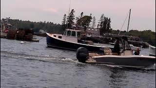 Boothbay Harbor ME Lobster sales dock [upl. by Bendite581]