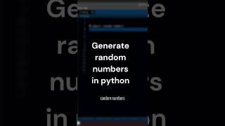 This is how you can generate otp in python ✅  python [upl. by Stolzer]