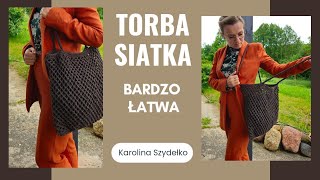 Torebka ze sznurka quotSiatkaquot Karolina Szydełko [upl. by Terry301]