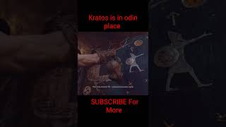 Kratos is in odin place godofwar4kratosplaystationpsgames gaming godofwar [upl. by Ariane119]