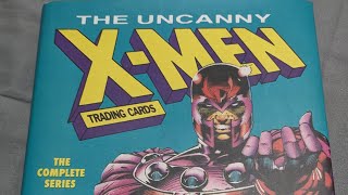 comic review XMen trading cards book by Jim Lee [upl. by Anyer]