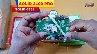 SOLID 2100 PRO  SOLID 6363 NEW DEAD SET TOP BOX REPAIR [upl. by Tereb]