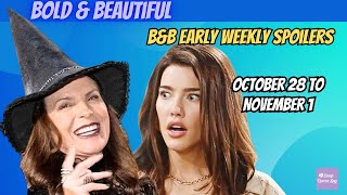 Bold and Beautiful Early Week Spoilers Oct 28Nov 1 Sheila’s Creepy Plans amp Bridgequot Drama bold [upl. by Tirrag]