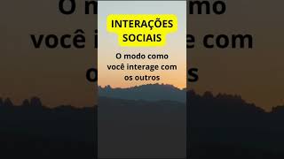 INTERAÇÕES SOCIAIS  Refletir [upl. by Henrique]