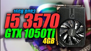 Core i5 3570 com a GTX 1050 Ti 4GB Fortnite God of War GTA 5 Forza 5 Doom Eternal [upl. by Atorod]