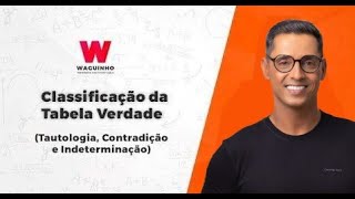 Classificação da tabela verdadeTautologia contradição e indeterminação [upl. by Atinob]