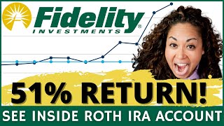 Fidelity ROTH IRA Tutorial  How Im Getting a 51 Return on Investment [upl. by Anihta]