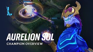 Aurelion Sol Champion Overview  Gameplay  League of Legends Wild Rift [upl. by Trinee235]