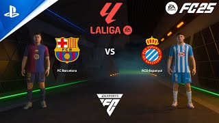 FC 25 PS4  Barcelona vs Espanyol  LaLiga EA SPORTS 2425 [upl. by Anirbed]