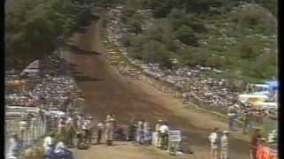 British 500cc Motocross GP Hawkstone Park 1984 Part 2 [upl. by Ierdna]