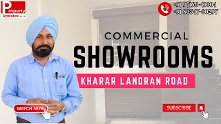 Commercial Showrooms 1770 Kharar Landran Road Good Price Greater Mohali [upl. by Novoj]