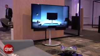 Bang and Olufsen BeoVision Avant provides motorised stand 4K resolution for a high price [upl. by Gennaro171]