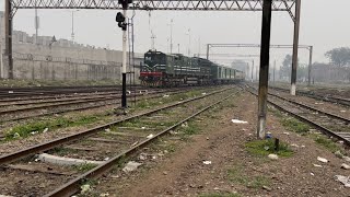 41UP Karakoram Express reaching Lahore Railway Station [upl. by Irihs657]