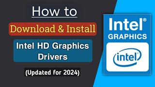 How to Download and Install Intel Graphics Driver in PcLaptop [upl. by Ruberta]