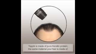 How Toppik Hair Building Fibers Make Hair Look Thicker [upl. by Vevay]