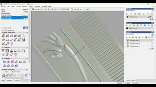 Artcam 91 Toolpath simulate 3D Door Ganesha Free download [upl. by Estren721]