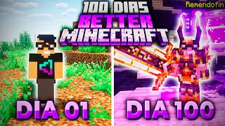 SOBREVIVI 100 DIAS MINECRAFT ULTRA MODIFICADO  O FILME [upl. by Idnac]