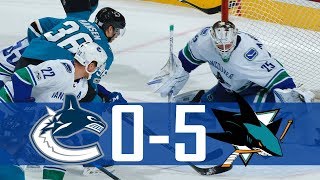 Canucks vs Sharks  Highlights  Nov 11 2017 HD [upl. by Kcid275]