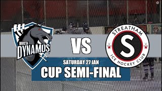 League Cup SemiFinal 1st Leg Highlights  Invicta Dynamos 2  3 Streatham RedHawks  270124 [upl. by Sairahcaz]