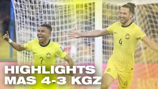 Highlights Malaysia 43 Republik Kyrgyz  16 November 2023 [upl. by Ennaecarg]