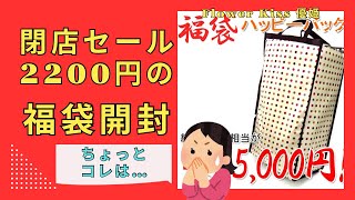 閉店セールで激安雑貨福袋開封！激安だけどちょとコレは… 福袋開封 [upl. by Bertila108]