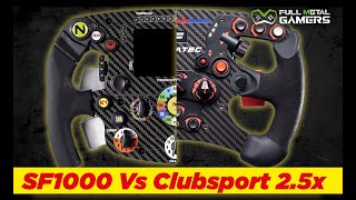 Thrustmaster sf1000 vs fanatec clubsport 25x [upl. by Tammany172]