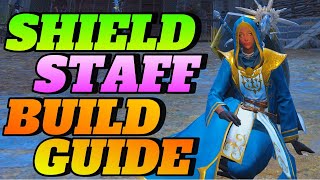 Quick Guide Staff Sword and shield build for Early game  Throne and Liberty [upl. by Damon]