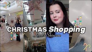 CHRISTMAS SHOPPING  WRAPPING PRESENTS 🛍🎄 Haul skincare amp more [upl. by Ylehsa]