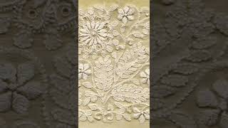 Chikankari embroidery tutorial [upl. by Soo]