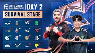 EN 2024 PMGC League  Survival Stage Day 2  PUBG MOBILE Global Championship [upl. by Peisch]