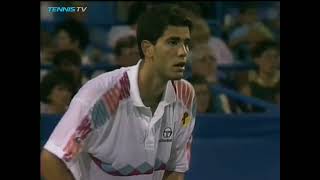 Stefan Edberg vs Pete Sampras  1993 Cincinnati SF Highlights [upl. by Yadseut668]