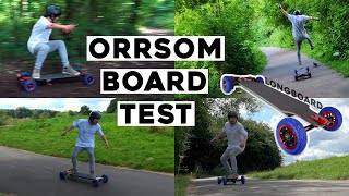 Testing The Orrsom Electric Longboard [upl. by Guthry]