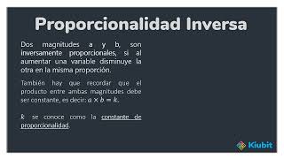 Variación Proporcional Inversa [upl. by Eryt62]