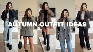 6 TRANSITIONAL OUTFITS FOR AUTUMN  summer to autumn outfit ideas [upl. by Ijan959]