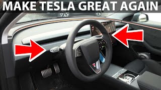 Tesla Model 3 Performance Highland aftermarket stalks [upl. by Reviel]