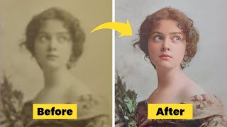 Restore Old Photos in Seconds  Old Image Restoration Online by AI  FREE [upl. by Yeneffit]