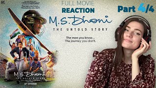 MS DHONI The Untold Story  FULL MOVIE REACTION P 44 [upl. by Marelya]