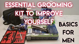 Best Basic Must Have Grooming Kit For Men  Grooming Tools to Improve Yourself and be HANDSOME [upl. by Carhart]