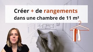 Créer plus de rangements dans une chambre de 11 m2 [upl. by Kesley454]