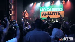 Justin Quiles  No Quiero Amarte Deezer Next Live Session [upl. by Coffey]