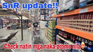 SnR Update grocery shopping with me  check natin mga naka promo nila at mga buy 1 take 1 [upl. by Marguerite]